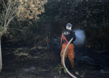 Liquidan incendios de pastizales en Puebla capital
