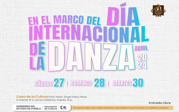 Presentan actividades por el Día Internacional de la Danza en Puebla