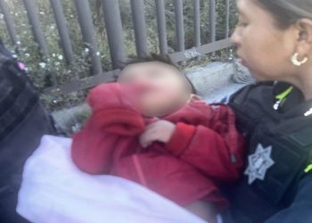 Niño abandonado en La Loma, sin lesiones graves