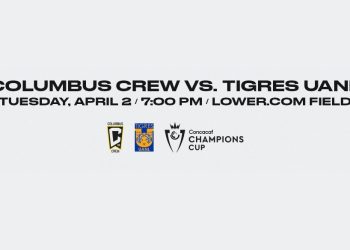 Tigres visita al Columbus Crew en el inicio de los cuartos de la Liga de Campeones