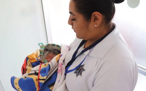 Trasladan a Casa de la Niñez al bebé abandonado en San Pedro Cholula
