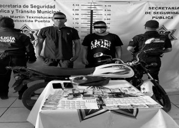 Policía de Texmelucan detiene a dos colombianos implicados en préstamos «gota a gota»
