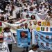 Madres de desaparecidos marchan “sin nada que festejar”