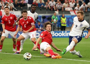 Inglaterra empata 1-1 con Dinamarca en la Eurocopa