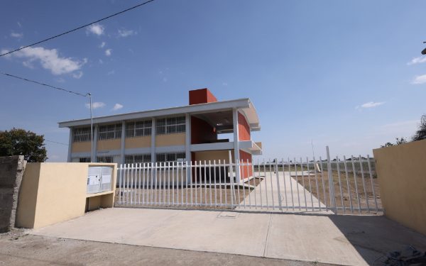 Inaugura Sergio Salomón el Telebachillerato 40 de San Pedro Cholula