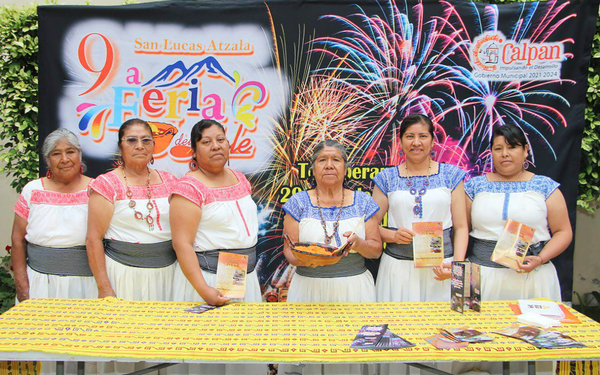 Presentan la novena edición de la Feria del Mole en Calpan