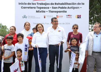Comienza rehabilitación de carretera en Tepeaca