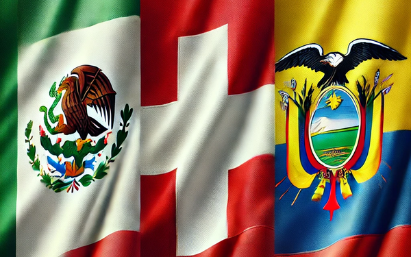 Suiza defenderá los derechos de México y Ecuador tras acuerdo