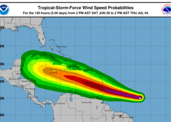 Descartan riesgos por tormenta tropical Beryl en México, pero se esperan fuertes lluvias