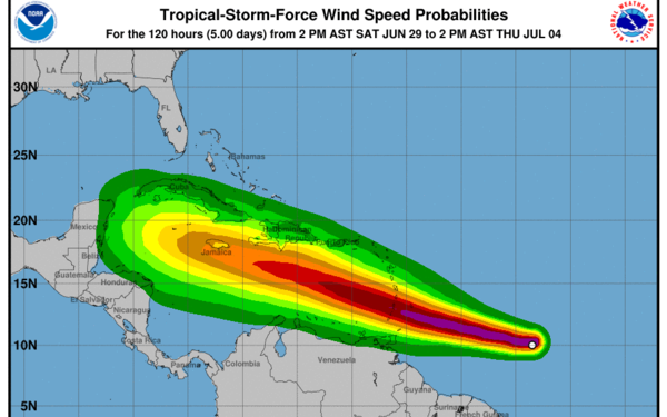 Descartan riesgos por tormenta tropical Beryl en México, pero se esperan fuertes lluvias