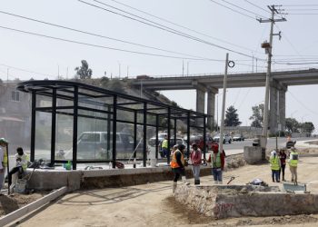 Avanza estructura de la Línea 4