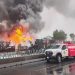 Incendio consume 30 viviendas en inmediaciones del AICM