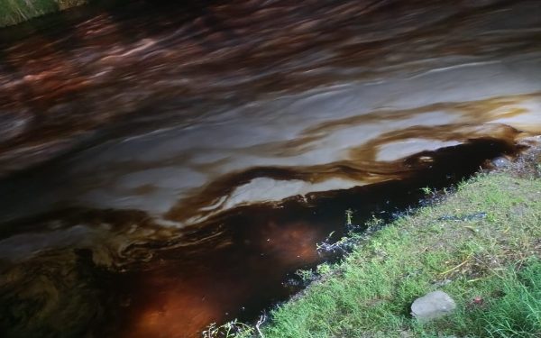 Reportan derrame de combustible en el río San Marcos de La Ceiba