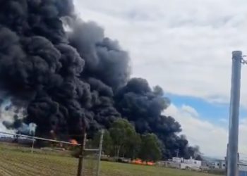 San Gregorio Atzompa se llena de humo