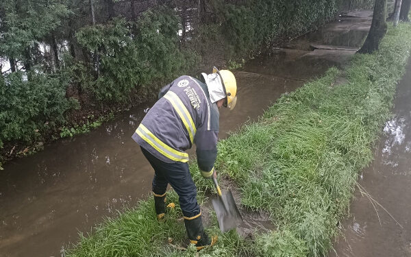 Inundaciones y desbordamiento de la laguna de San Baltzar, saldo de lluvia en Puebla
