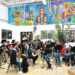 Banda huejotzinga honra a etnias en Bellas Artes