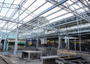 Continúa la remodelación del mercado «Domingo Arenas» en Texmelucan