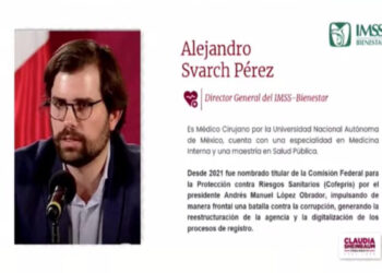 Alejandro Svarch será el director del IMSS-Bienestar en el gobierno de Sheinbaum