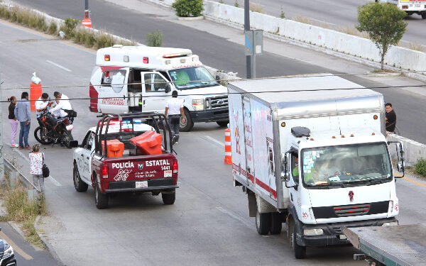Fallece motociclista en accidente