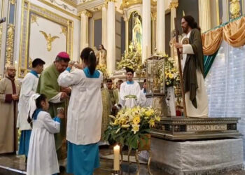 Tehuacán recibe las reliquias de San Judas Tadeo