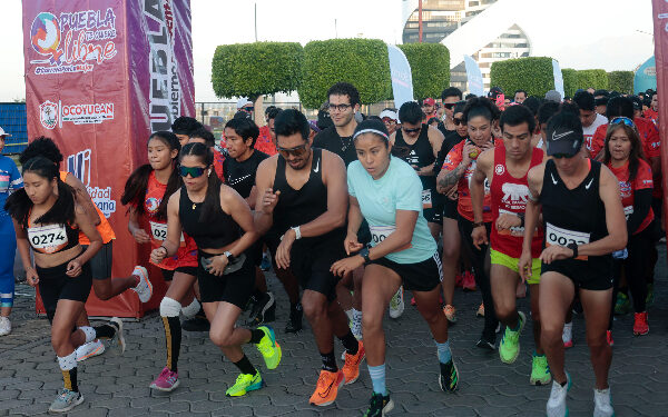 Un éxito, la carrera “Puebla te quiere libre”