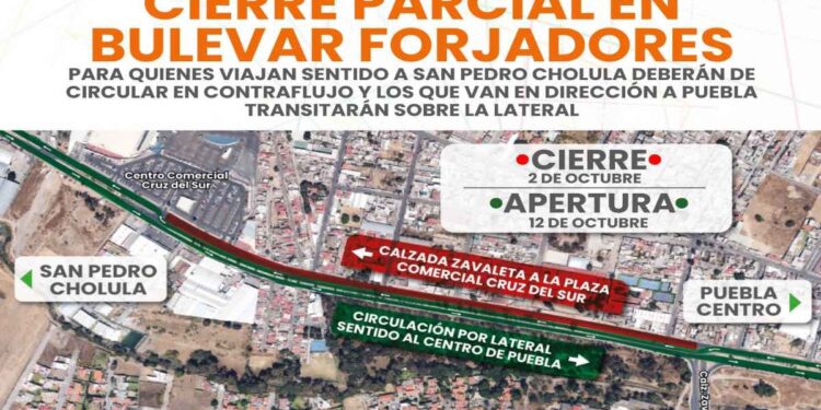 Continúan obras de rehabilitación del Bulevar Forjadores