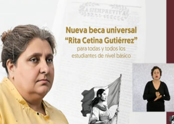 Anuncian Beca «Rita Cetina» para estudiantes de secundarias públicas