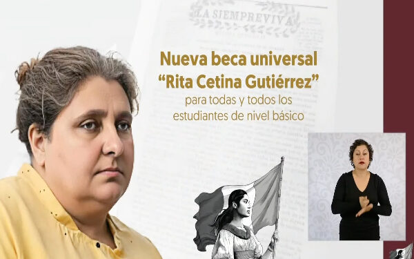 Anuncian Beca «Rita Cetina» para estudiantes de secundarias públicas