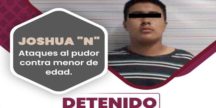 Policía municipal detiene a sujeto que atentó contra el pudor de una menor en Puebla