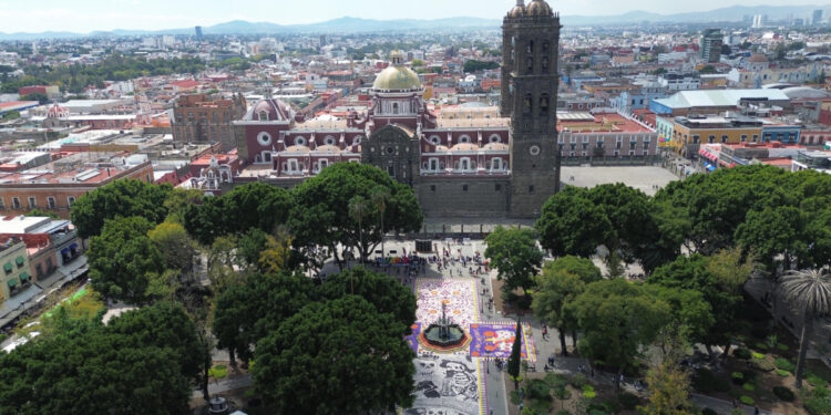 Fomentan tradición con camino al mictlán