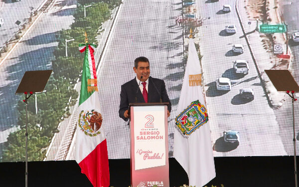 Sergio Salomón rinde su último informe de labores