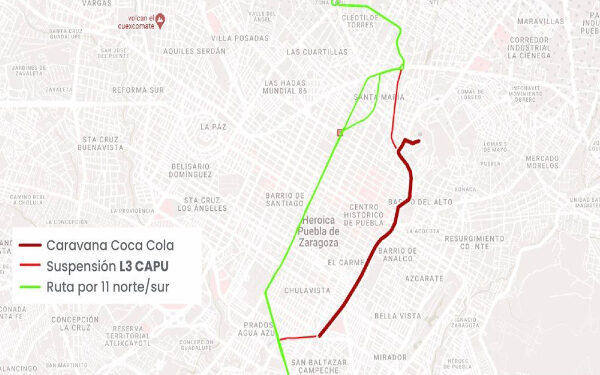 Anuncian vías alternas por Caravana Navideña