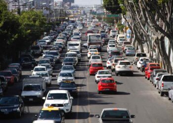 Crece el caos vial en Puebla capital