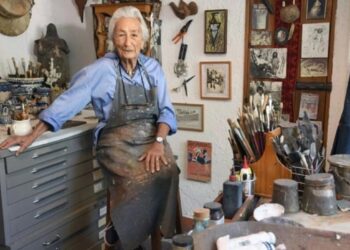 Dona artista plástica legado pictórico
