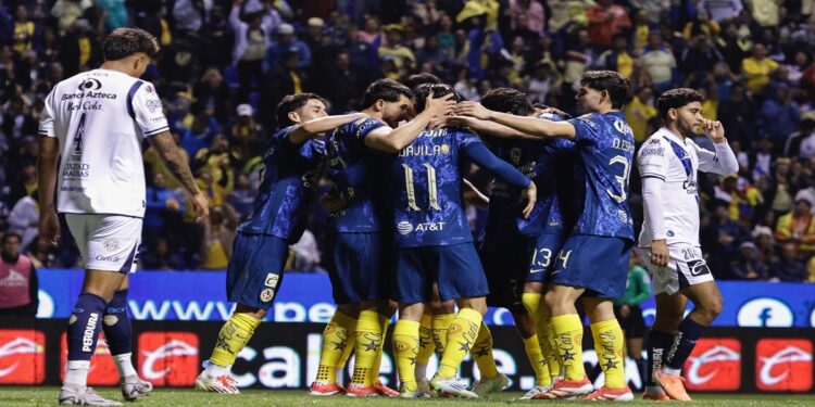 Puebla perdió 1-2 ante América en juego de la Jornada 6