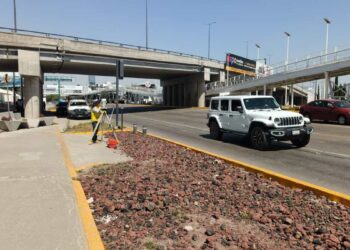 Dan inicio a mediciones para paso peatonal