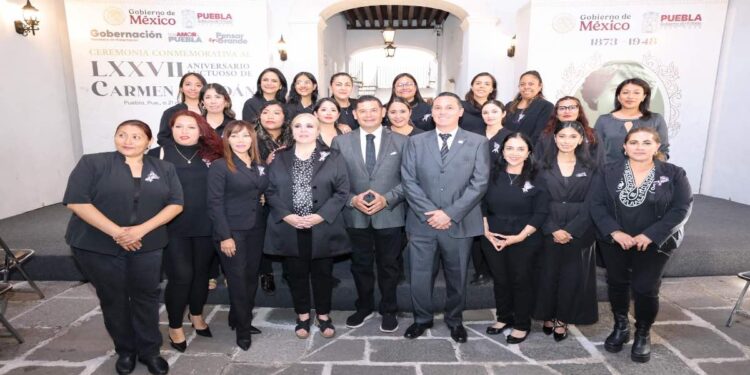 Honra Puebla legado de Carmen Serdán