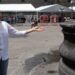 Buscan expertos para reparar fuente de San Miguel