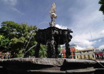 Ante daños, proponen reubicar fuente de San Miguel Arcángel