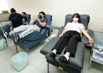 Disminución mínima de donación de sangre