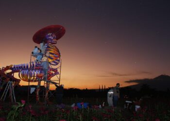 Regresan catrinas monumentales a Atlixco