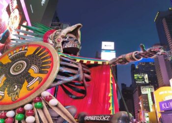 Catrinas monumentales, en el corazón de Manhattan