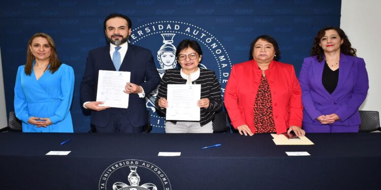 Firman BUAP y ASE convenio de colaboración para prácticas profesionales