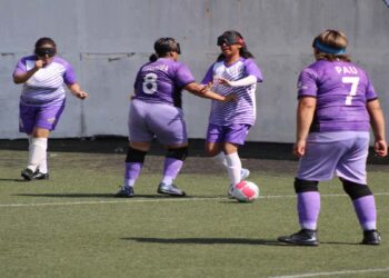 Impulsan futbol femenil para ciegas