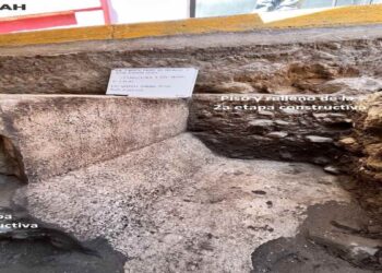 Hallan plaza ceremonial bajo calles de Atlixco
