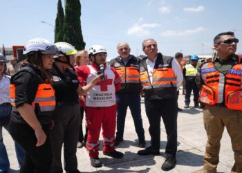 Simulacro pone a prueba protocolos en Puebla