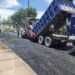 “Transformación vial con tren de pavimentación”