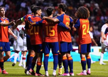 España está lista para el Mundial; derrotó 3-1 a Perú en el Cuauhtémoc de Puebla