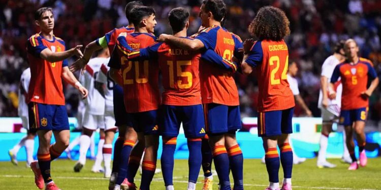 España está lista para el Mundial; derrotó 3-1 a Perú en el Cuauhtémoc de Puebla