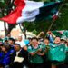 El zócalo de Puebla vibró con el arranque del Mundial